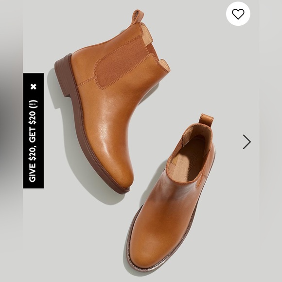 Madewell Shoes - Madewell The Clearly Chelsea Boot in Leather